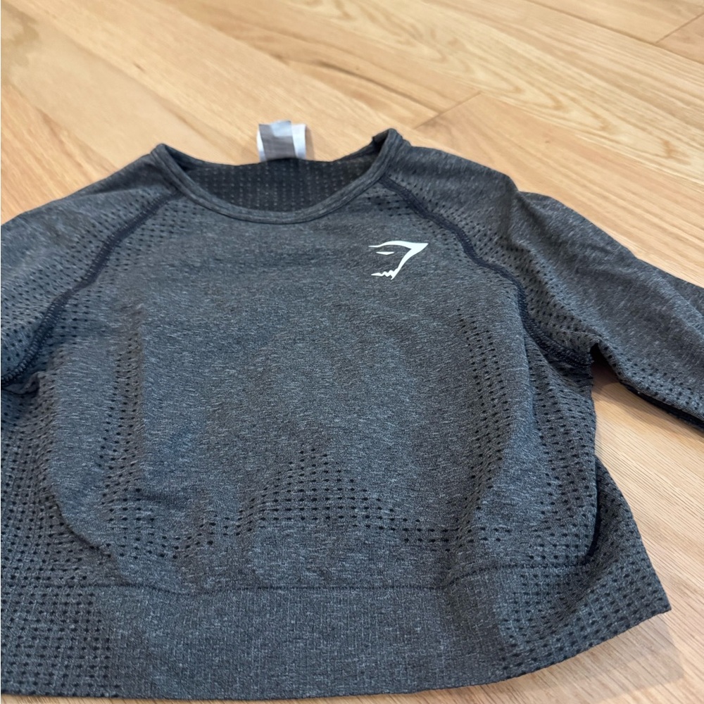 Gray Women's Crop Top